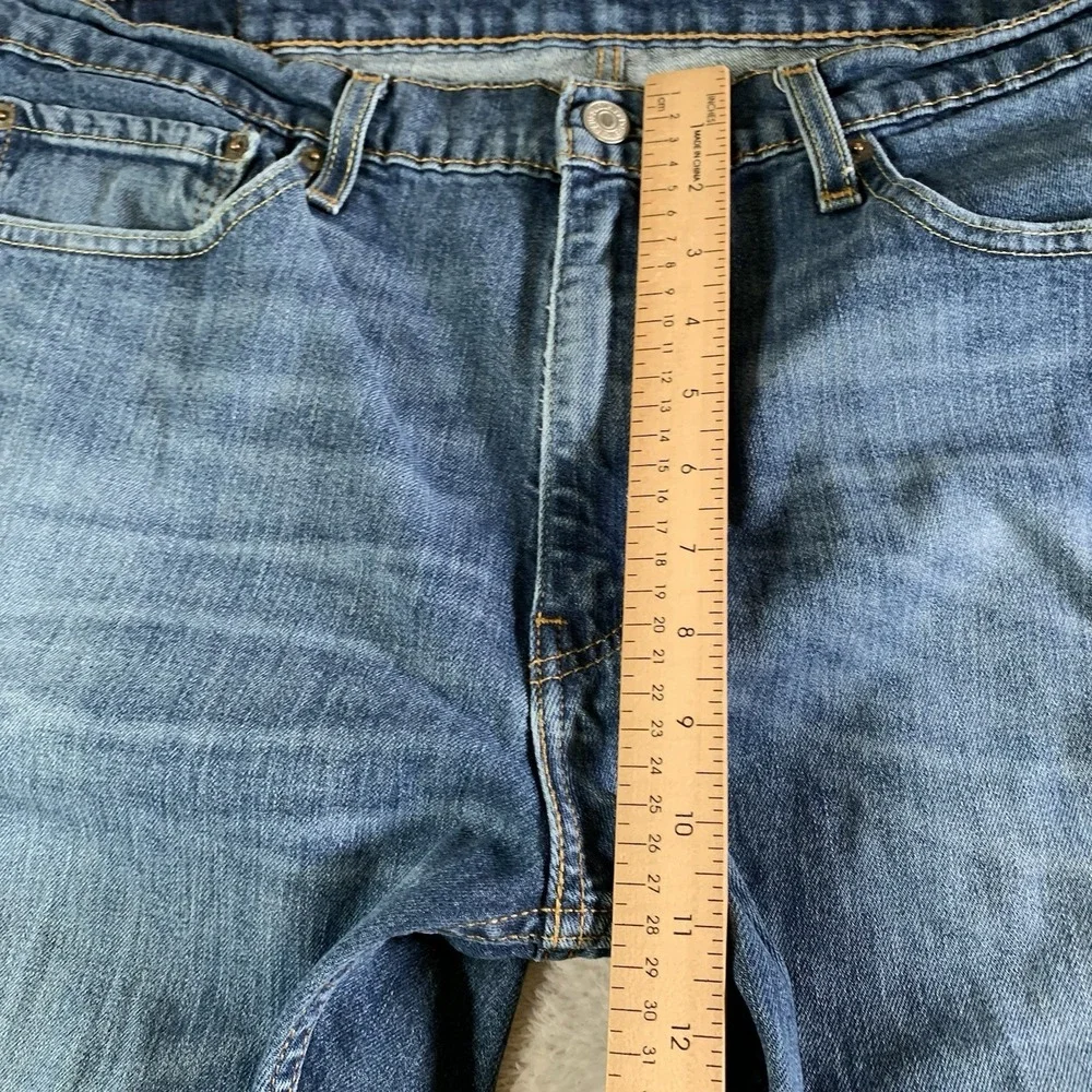 Levis‎ 511 Jeans Mens 38x32(38x28) Blue Denim Stretch Tapered Leg Mid Rise